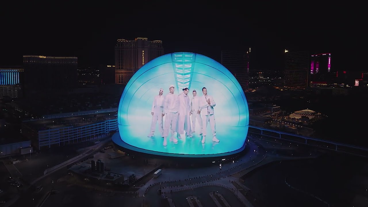 Backstreet Boys — coreografías sincronizadas en la pantalla 16K de la Sphere